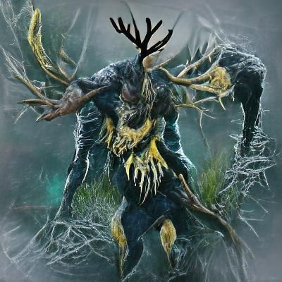 Mystical Leshen Wendigo Creature