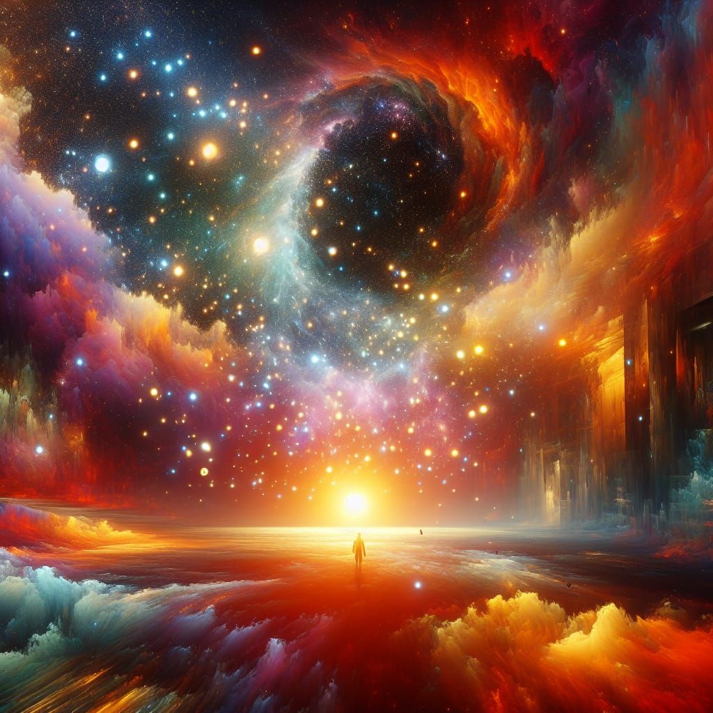 Ethereal Void: A Surreal Celestial Masterpiece