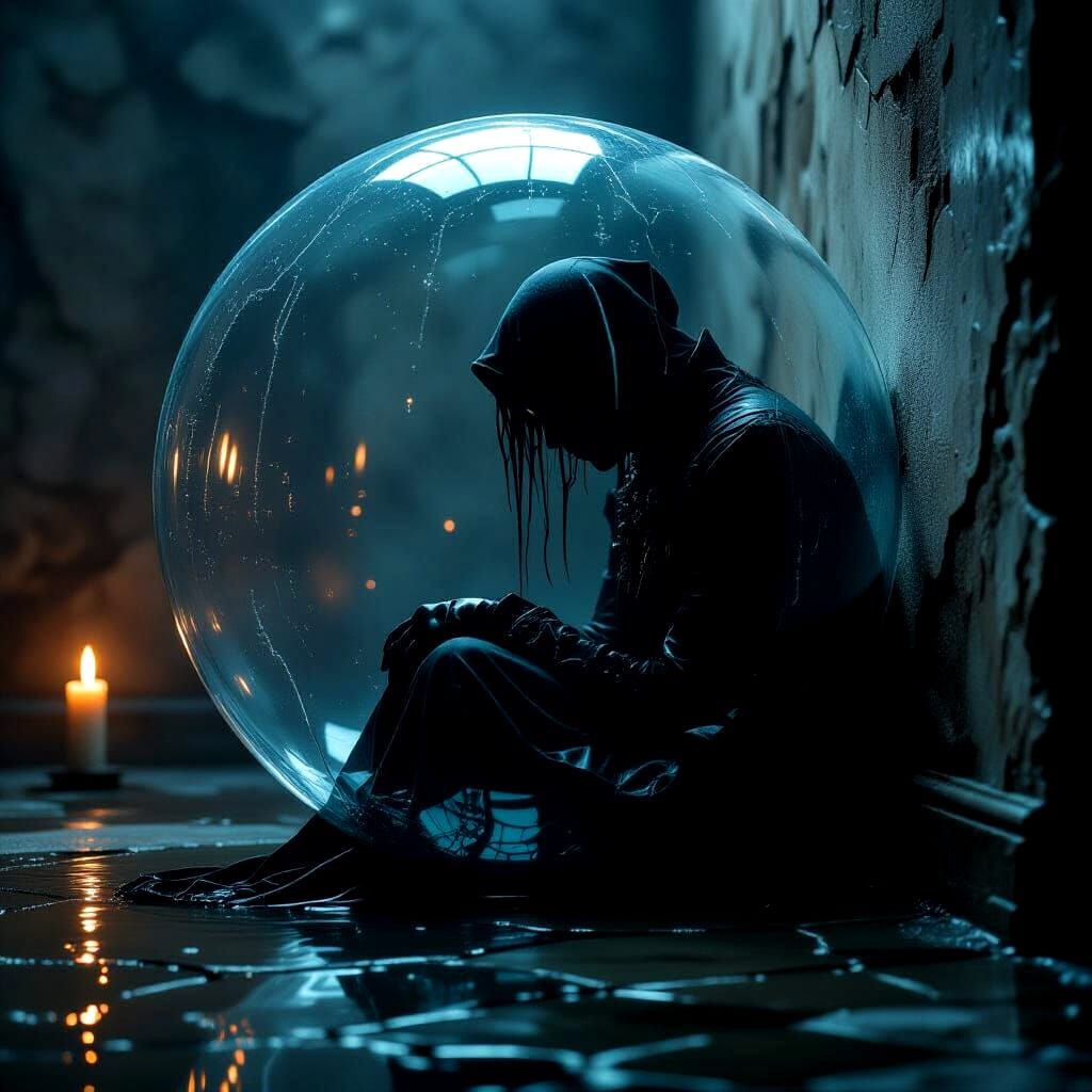 Bubble Prison in Gothic Fantasy Crypt