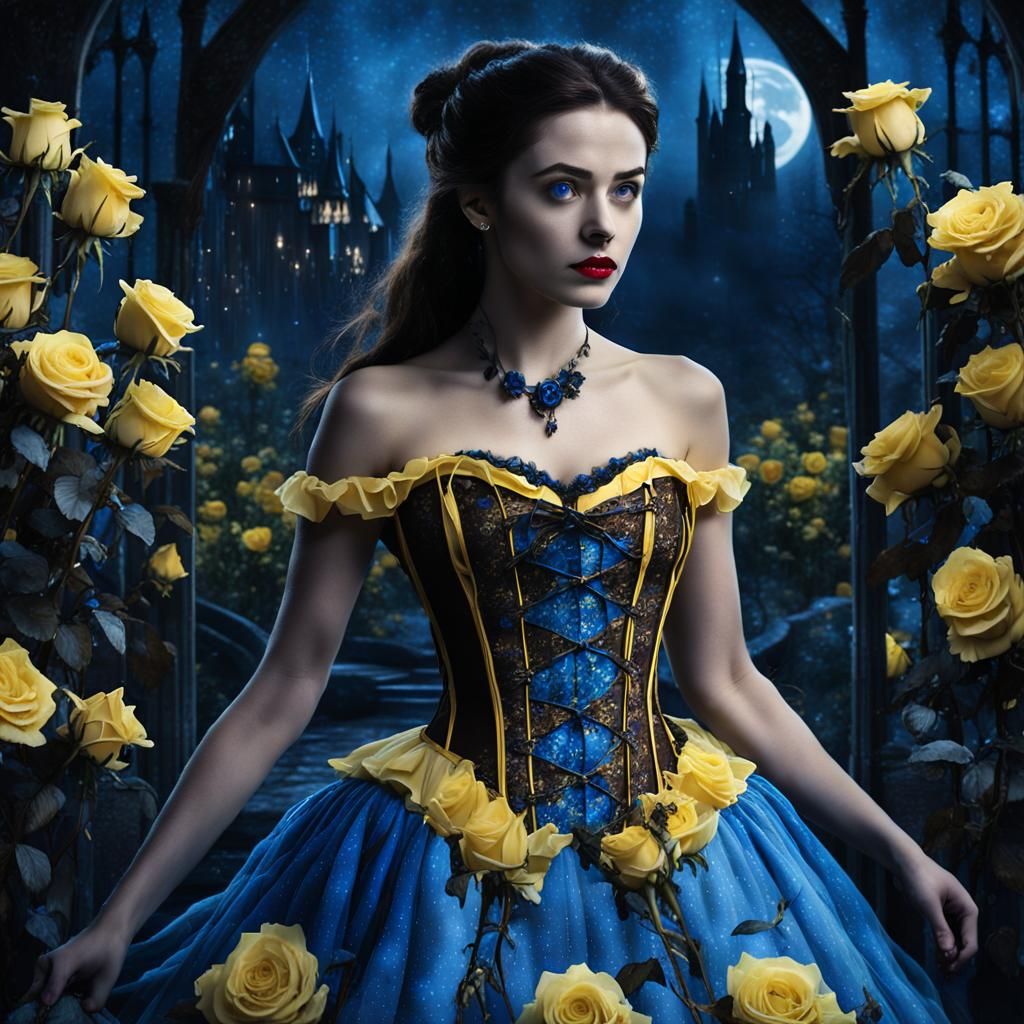 Haunted Belle in Gothic Fairytale Forest