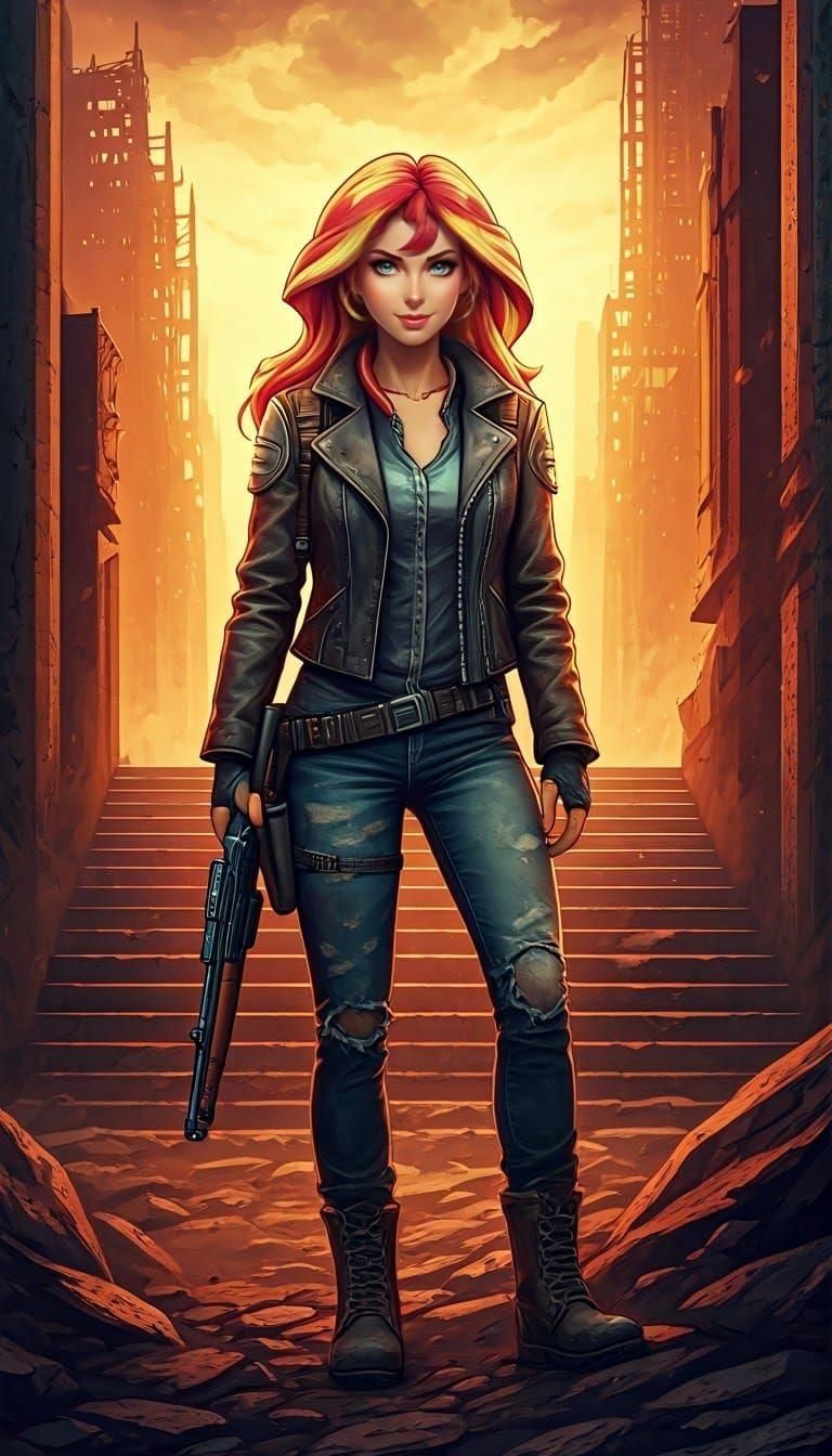Sunset Shimmer as Post-Apocalyptic Survivalist