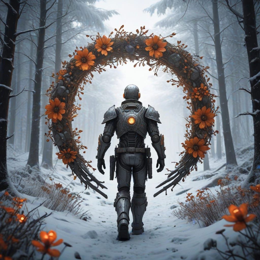 Metal Wanderer in a Dystopian Steampunk Wonderland