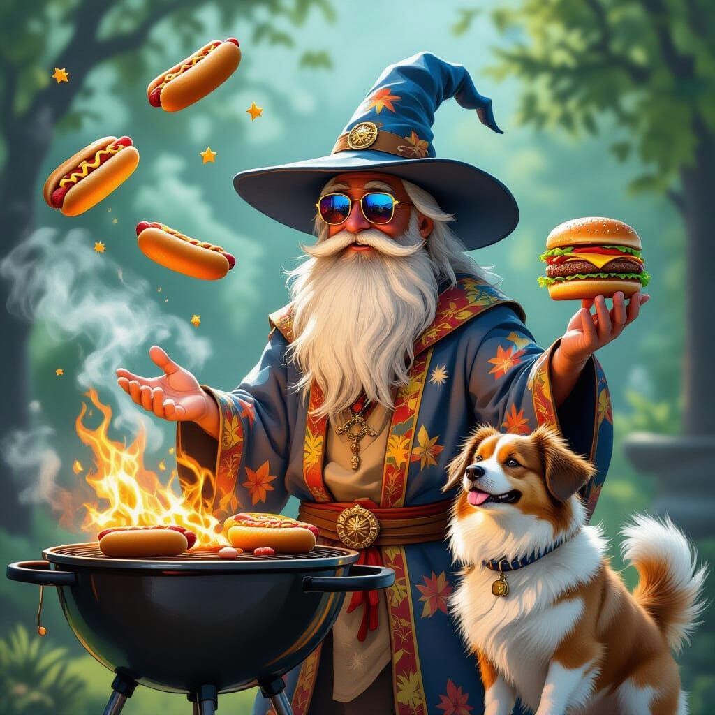 Wizard Grill Master with Levitation Feast