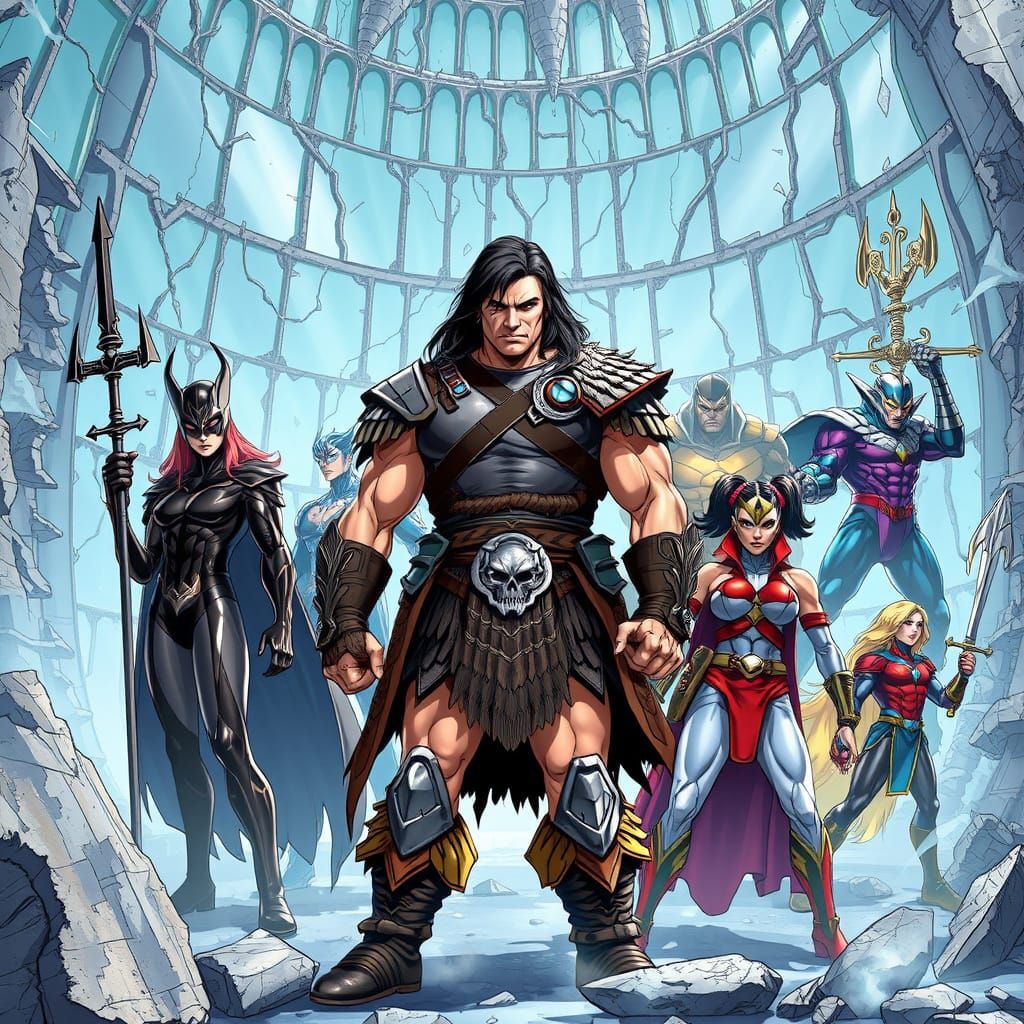 Conan Meets Anime Heroes in Ruined Glass Castle