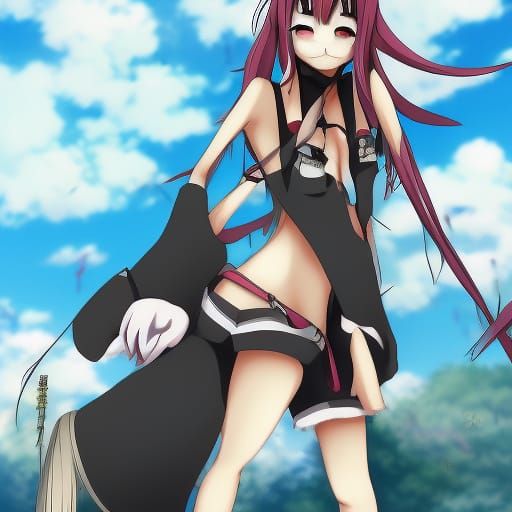 Anime Style Furry Character Art