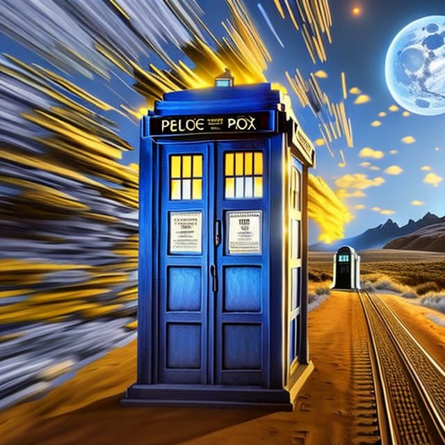 The Scream Reimagined with Valkyries and TARDIS