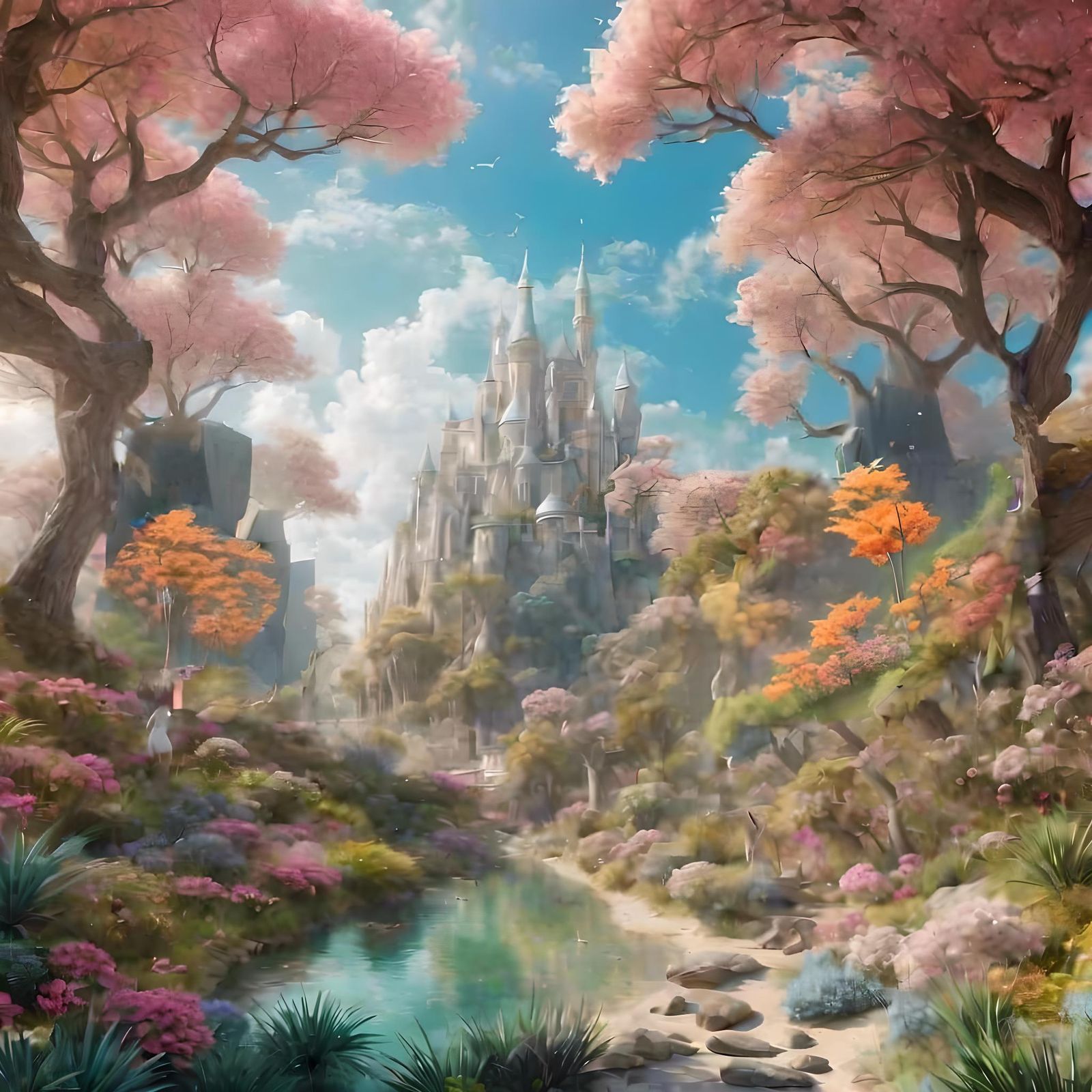 Whimsical Surreal Fantasy Scenery in 8k Resolution