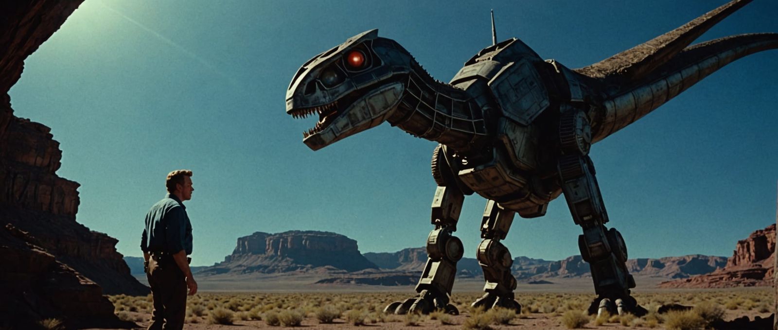 Cinematic Scene from a Forbidden Planet