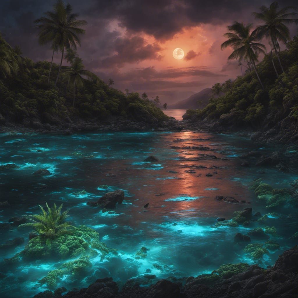 Paintsploding Mosquito Bay, Vieques, Puerto Rico - the world’s brightest bioluminescent bay