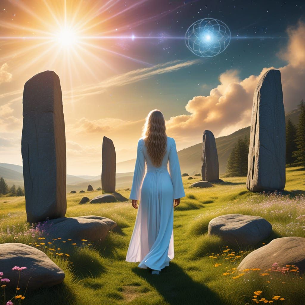 Pleiadian High Priestess Enters Sacred Energy Landscape