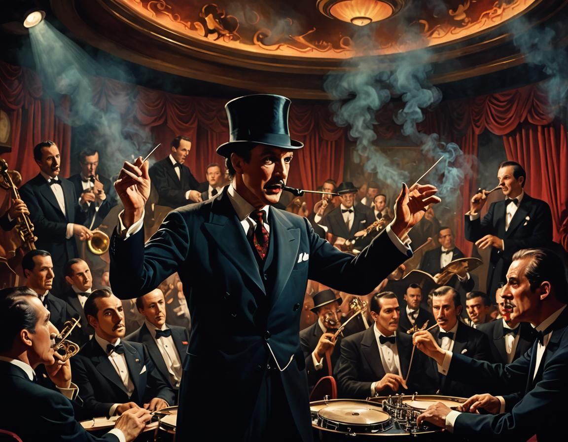 Vincent Price Conducts a Surreal Big Band