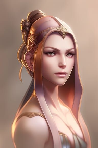 Detailed Portrait with Dynamic Lighting