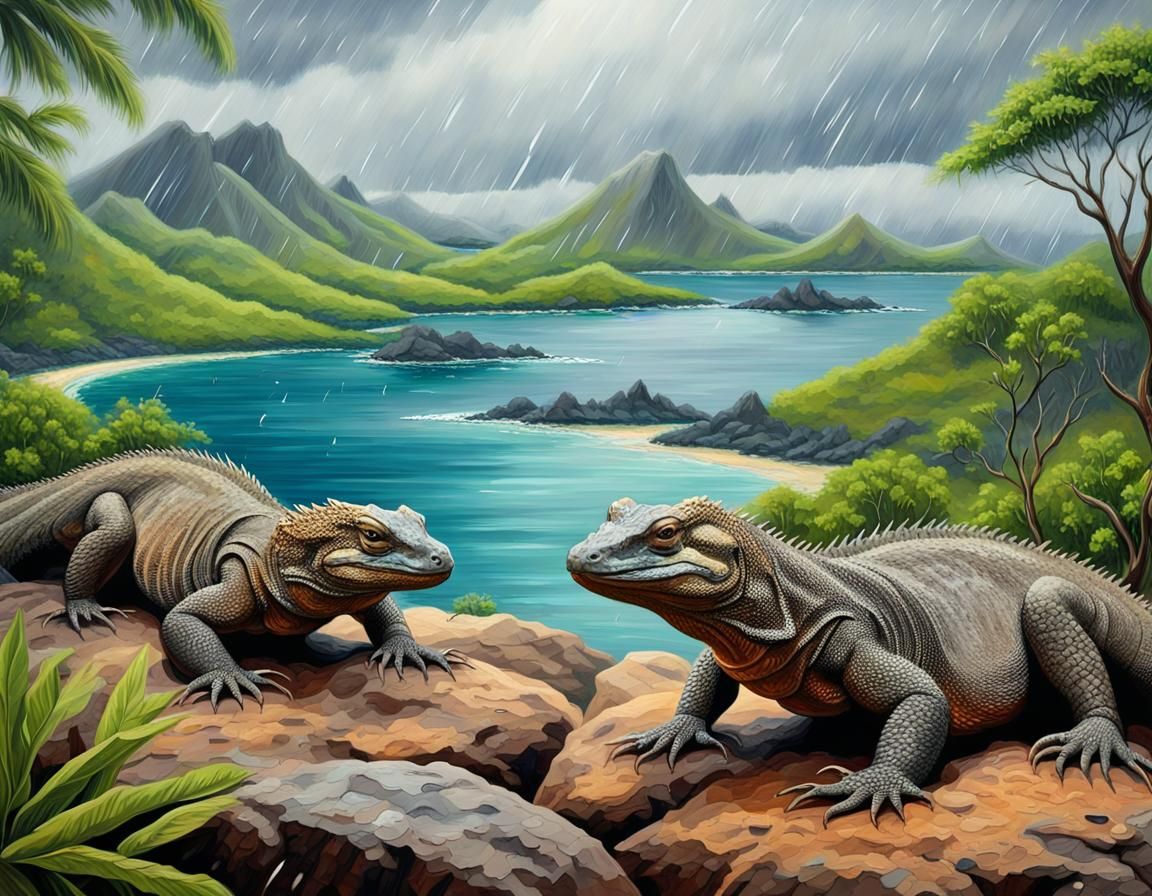 Komodo Pulau Komodo Indonesia