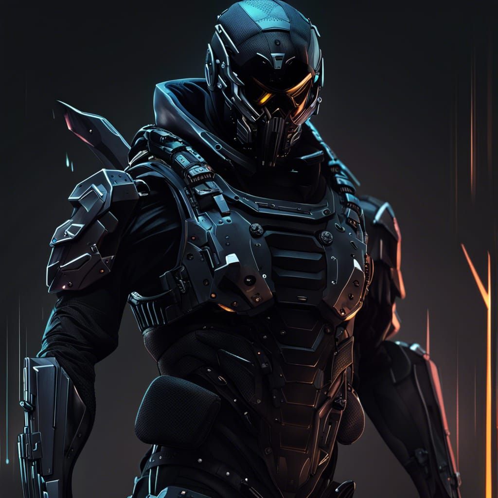 Hyperrealistic Special Forces Soldier in Tactical Armor