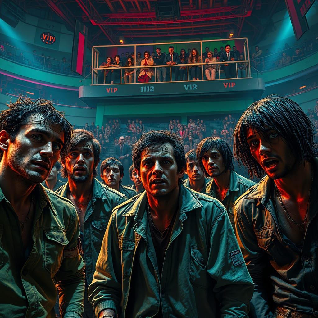 Dystopian Arena Showdown: 456 Competitors Face Off in Deadly...