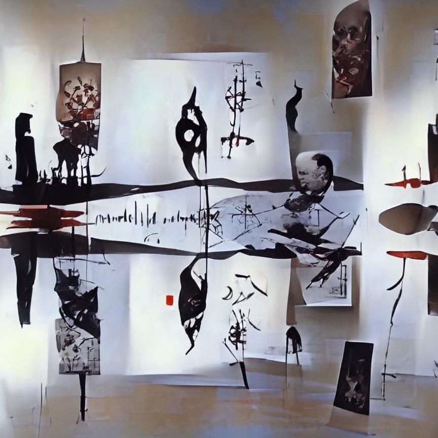 Abstract Expressionism Meets Afrofuturism in a Surreal Mezzo...