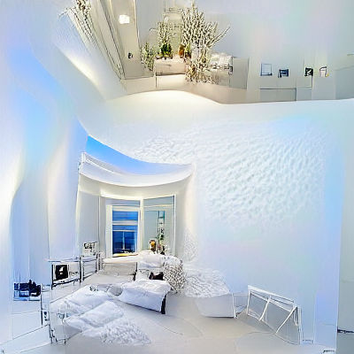 Minimalist White Room: Serene Simplicity