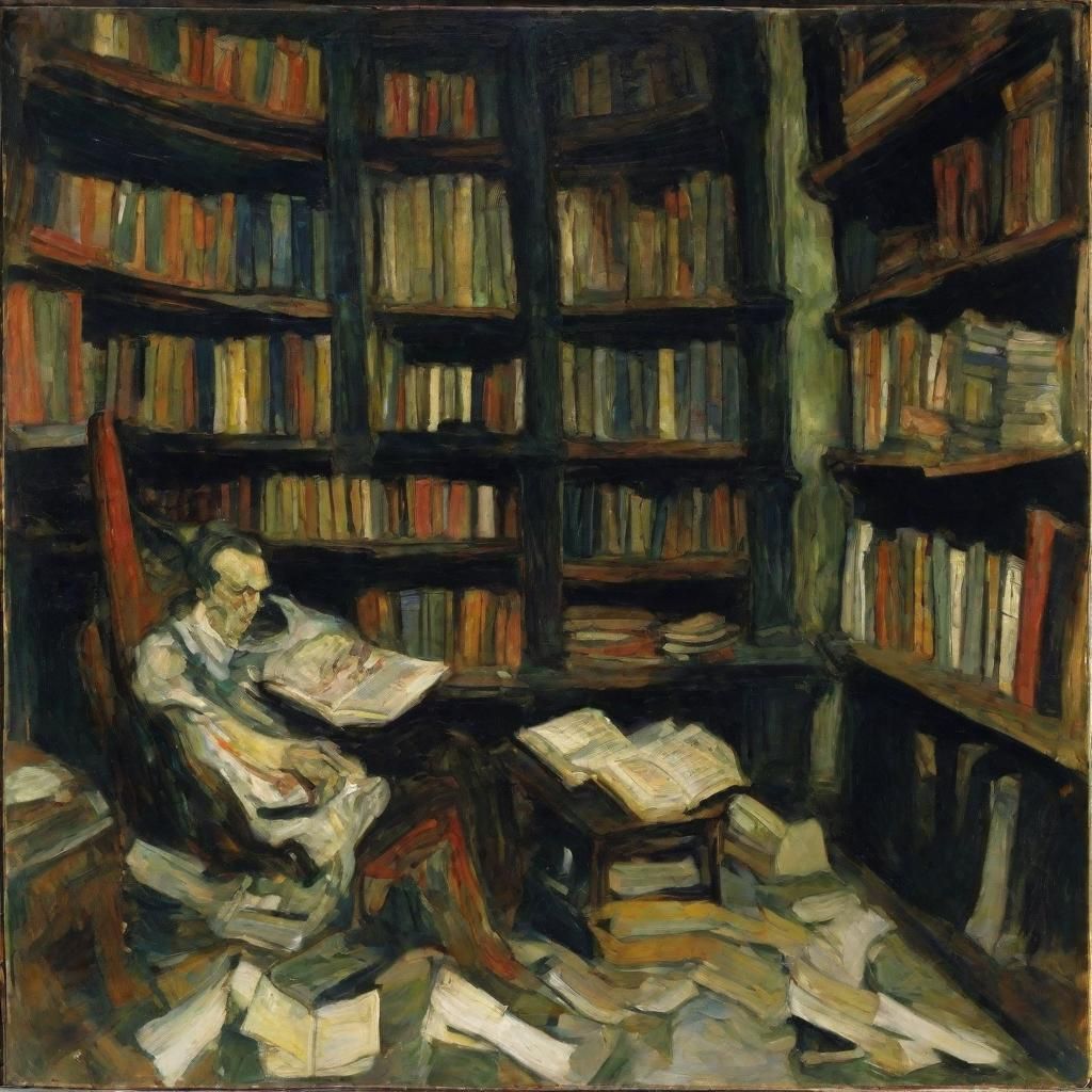 Vampire's Library: Surreal Art by Soutine and Vrubel