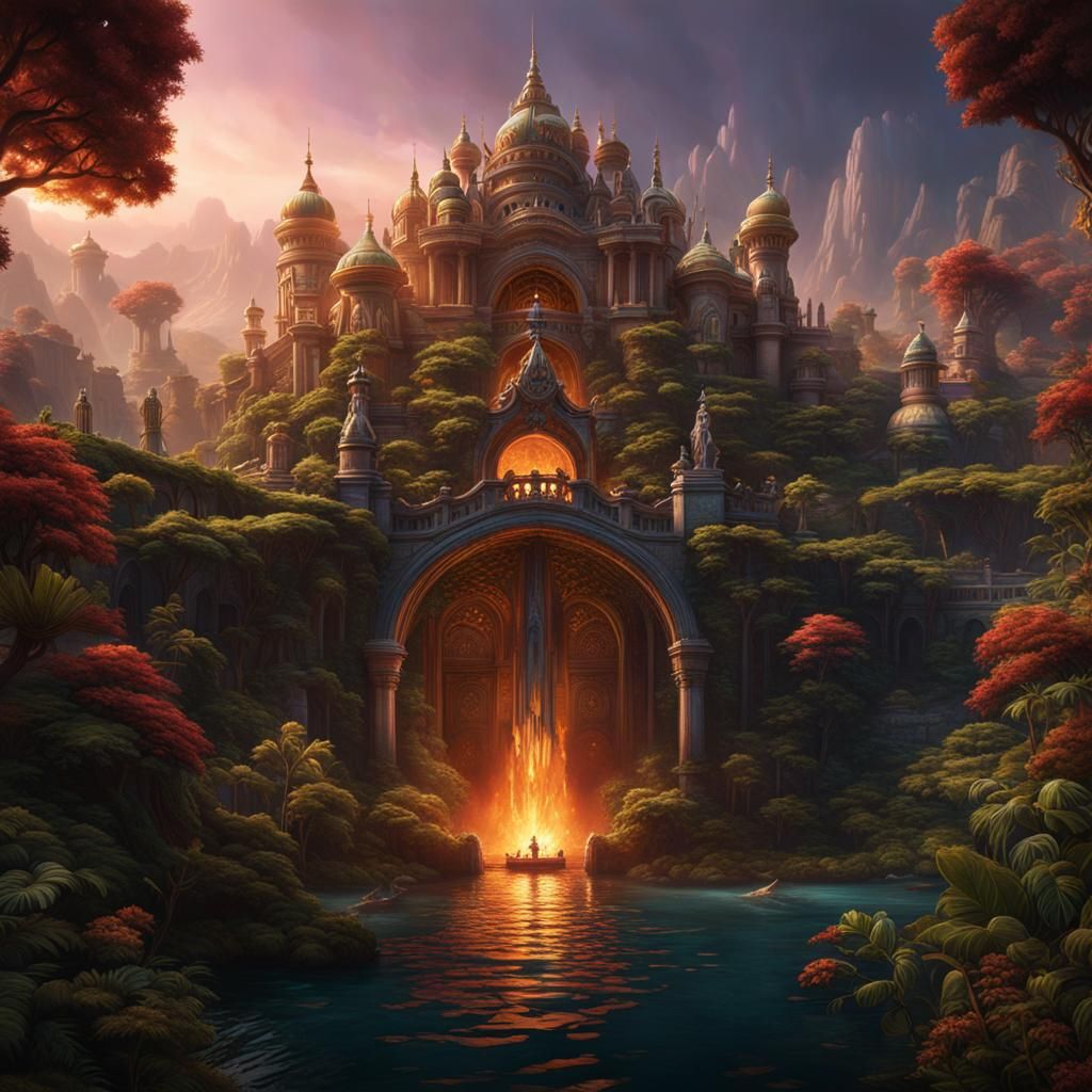 Detailed Matte Painting in Unreal Engine 5