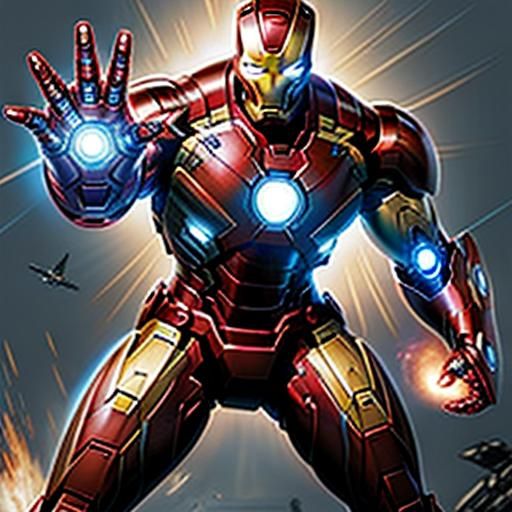 Iron Man (Marvel Comics): A technological genius who becomes a powered armored cyborg.