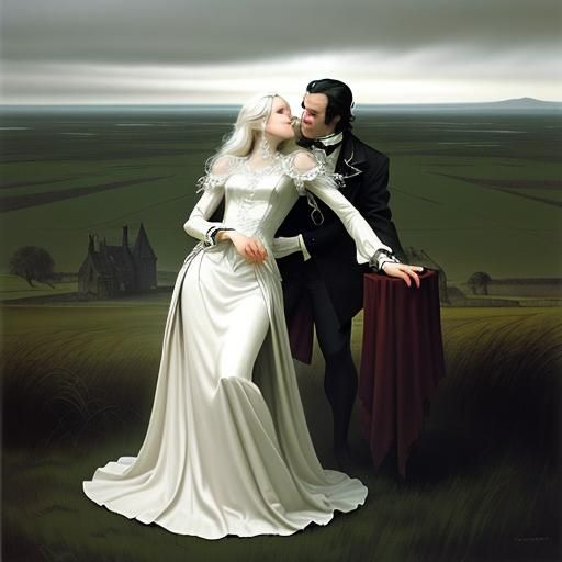 Lady Timpani and Mario in Tender Kiss