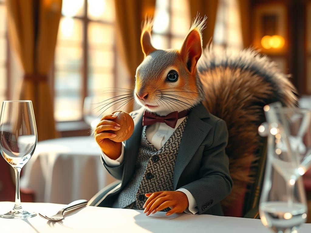 Squirrel elegant.