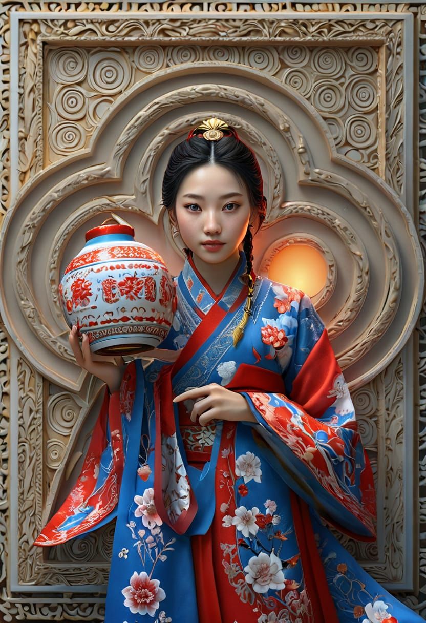 Cinematic Korean Beauty in Traditional Hanbok