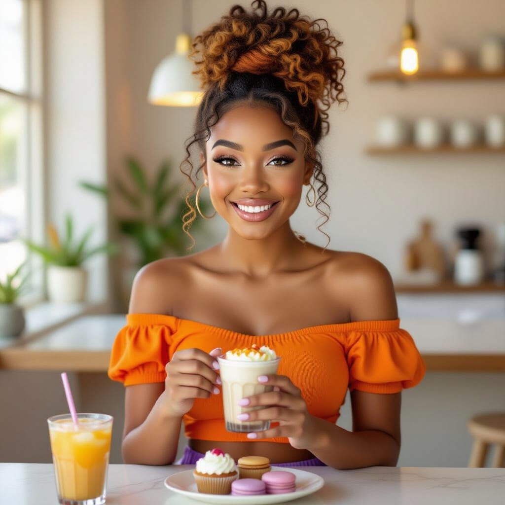 Talia Tate ASMR Influencer Enjoys Mukbang Session