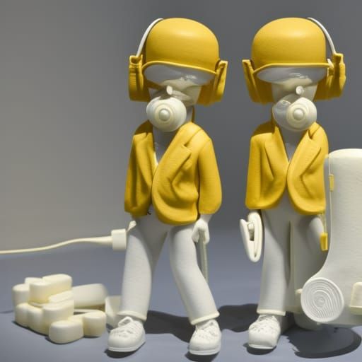 Hyper-Detailed Coders Made of Chewing Gum and Porcelain