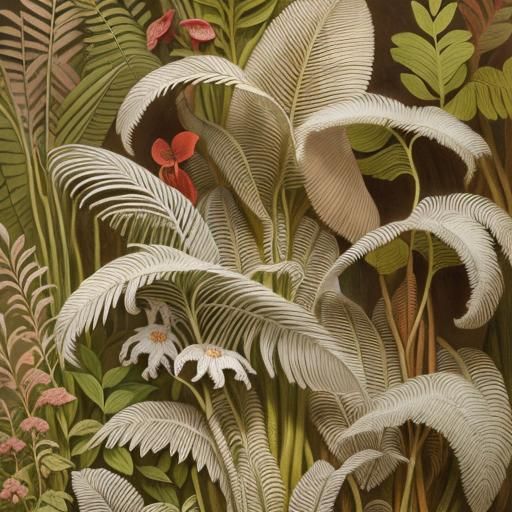 Photorealistic Animals in Forest: Matte Painting