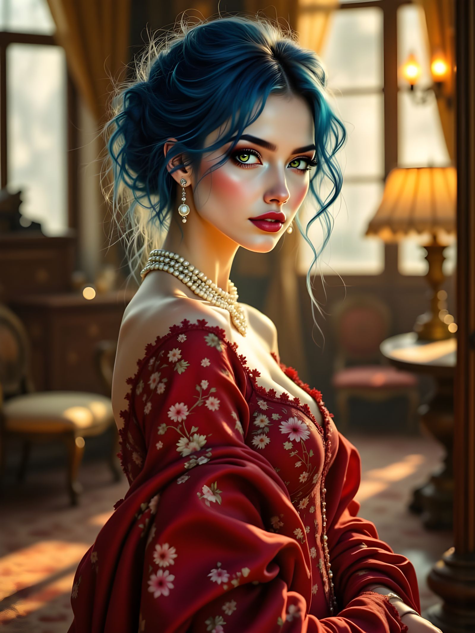 Lottie in Red and Blue