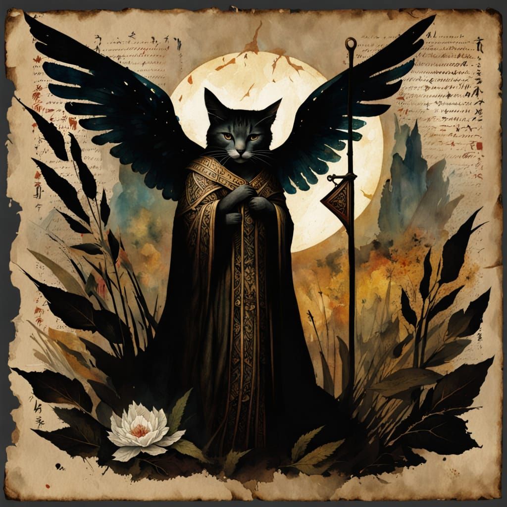 Ethereal Angel of Death as a Golden Age Cat