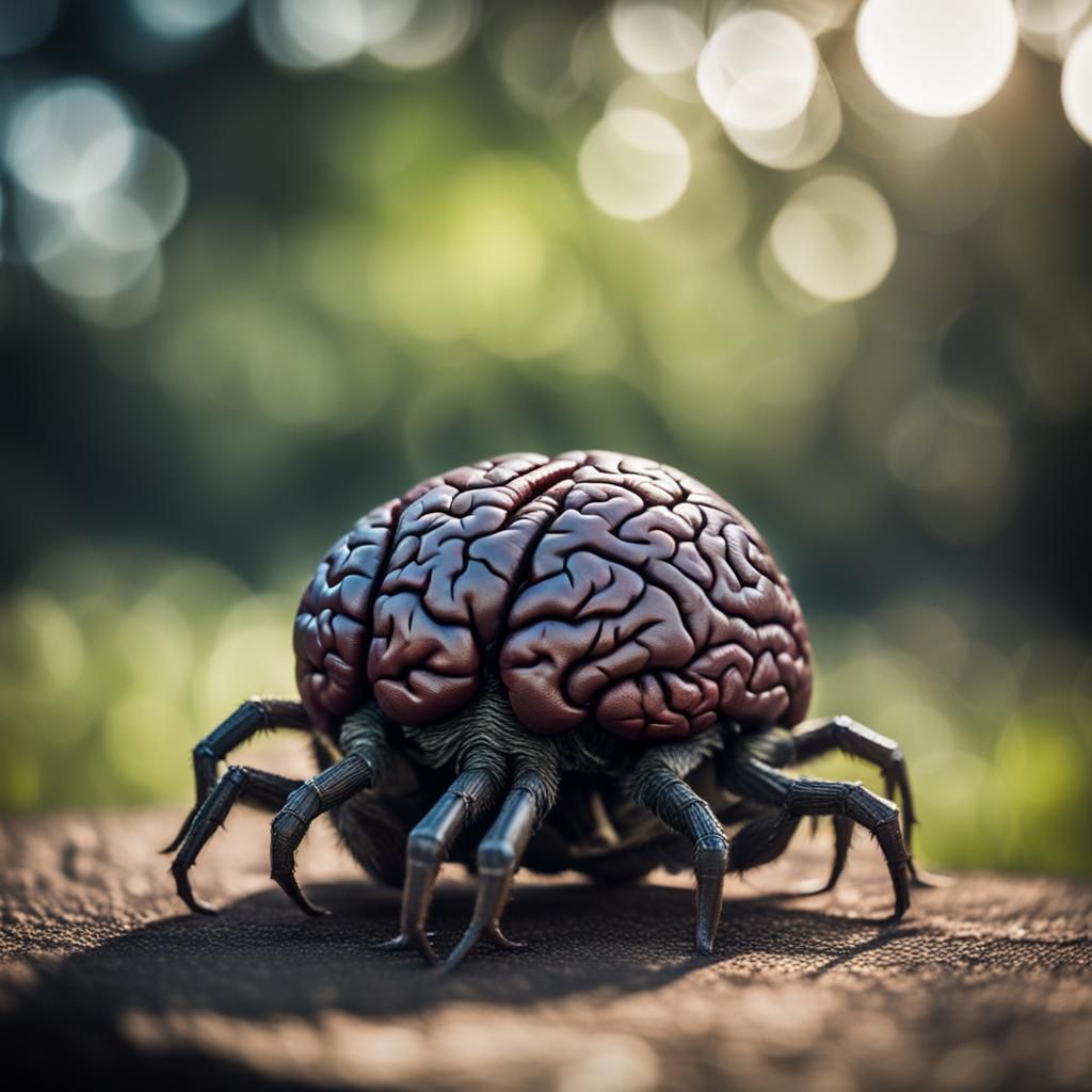 Brain Sucker Creature in Natural Lighting