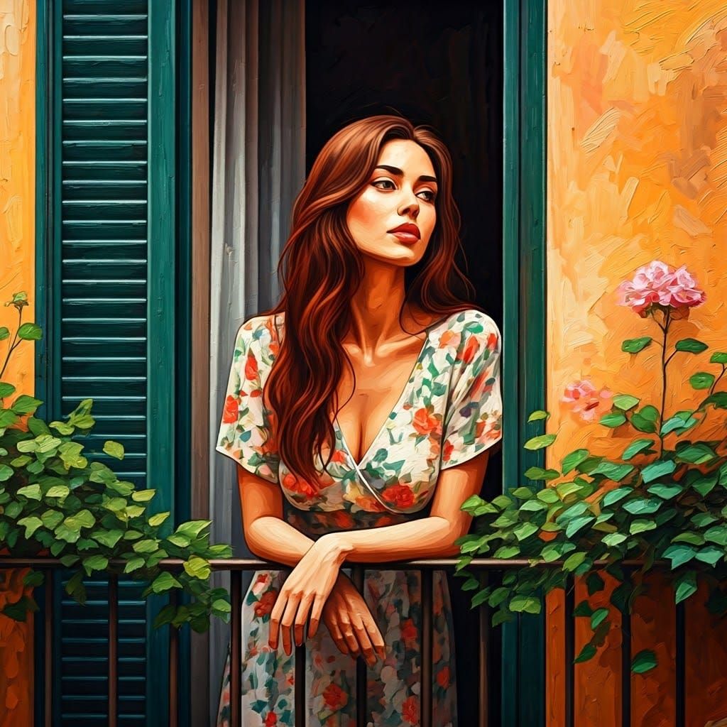 Ethereal Italian Beauty in Springtime Rome