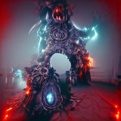 Terrifying Warrior Spirit Emerges from Portal