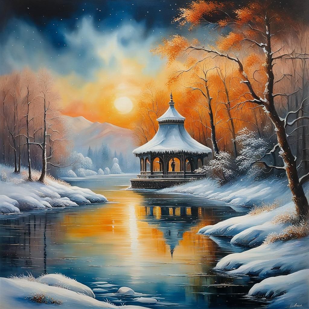 Surreal Fantasy Art in Romanticism Style