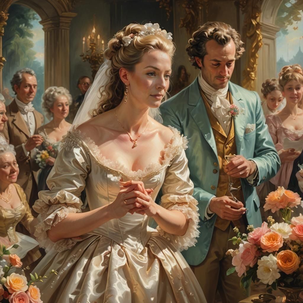 Humorous Wedding Photo Featuring Pooping Dog