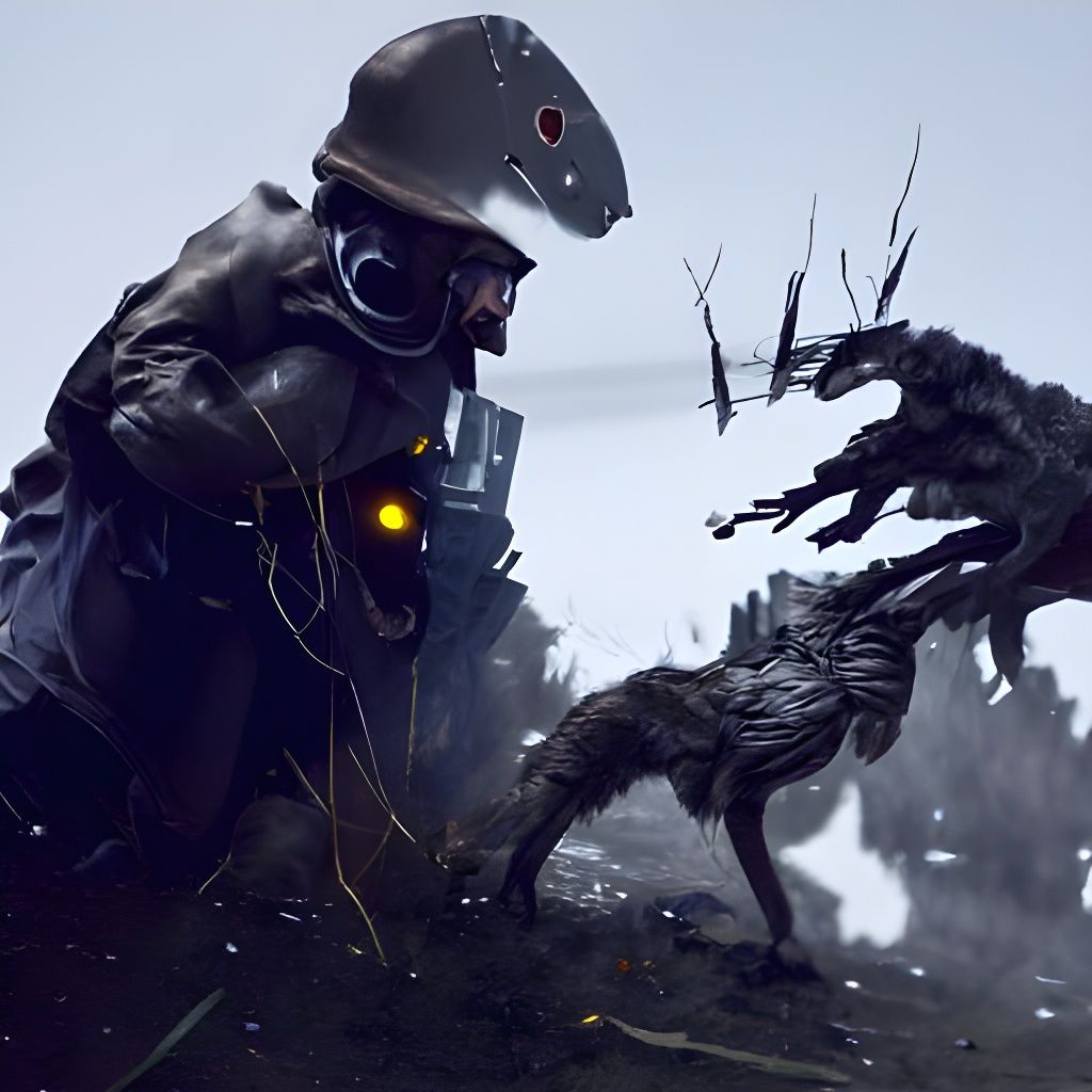 Cyber Dragon in Digital Illustration with Neon Highlights