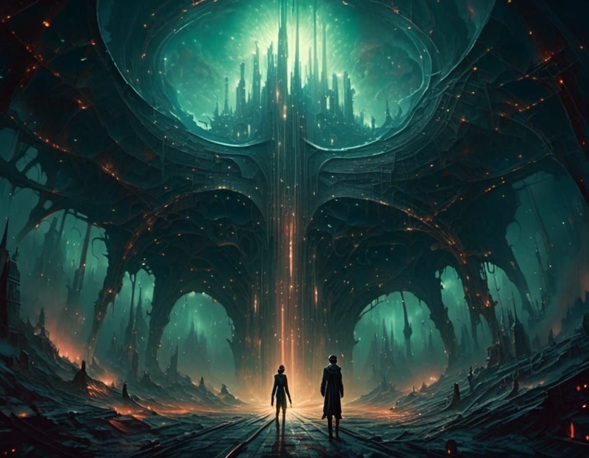 Surreal fantasy planet