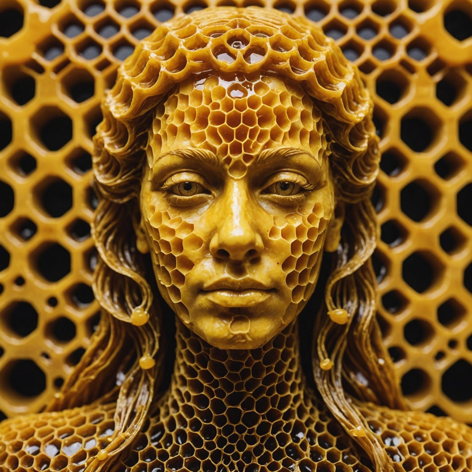 Honey Queen: A Beeswax and Honey Masterpiece