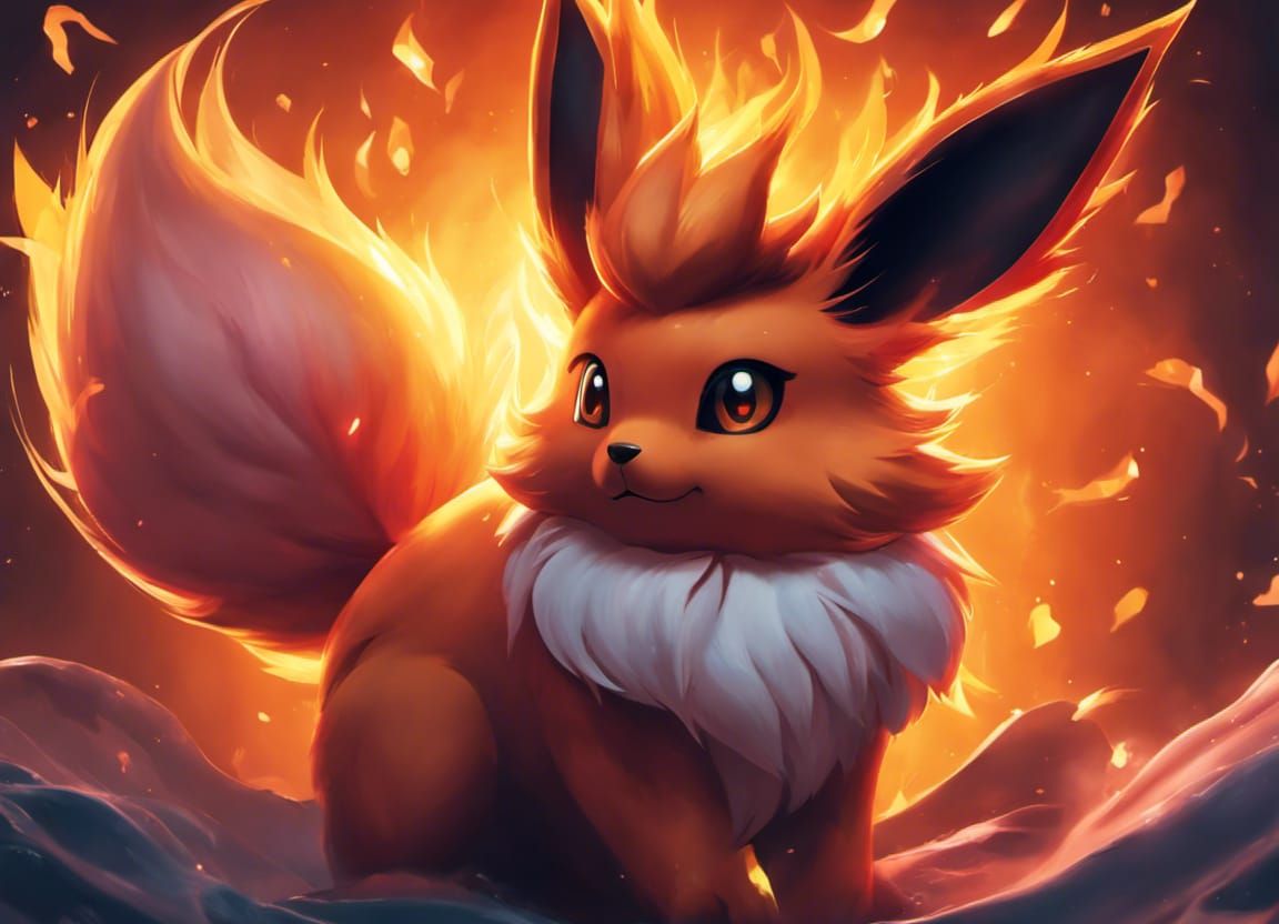 Eeveeloutions: Flareon (realistic variant)