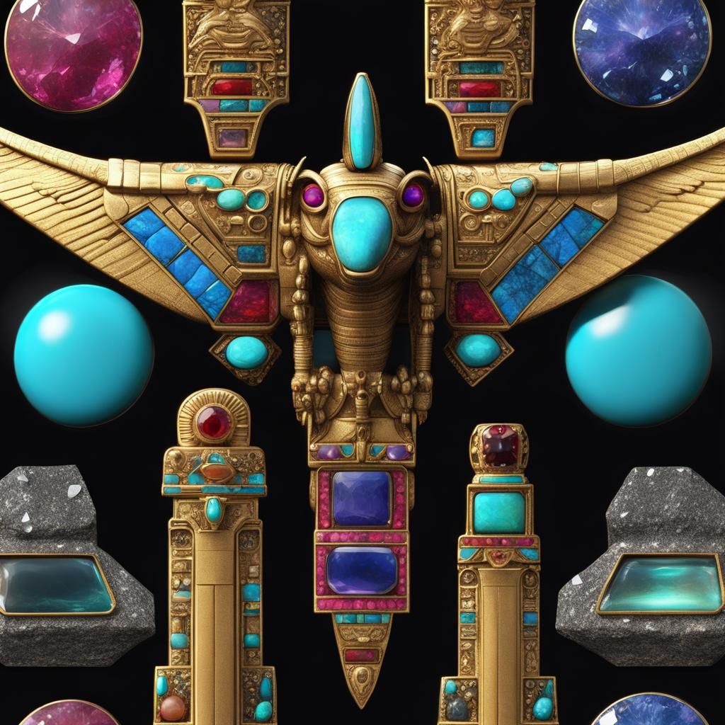 Extraterrestrial Egyptian Gods' Robotic Divination Tools