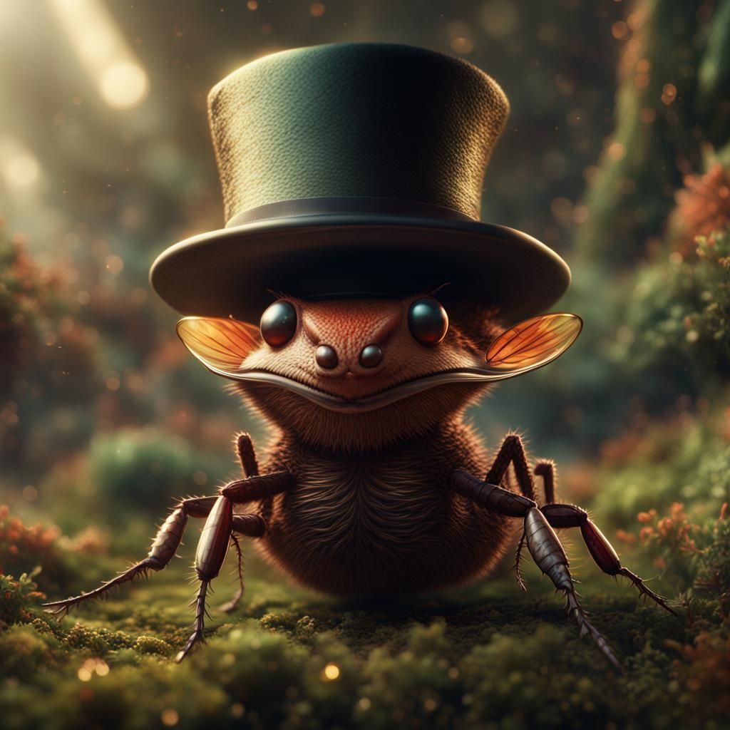 Jolly Ants in Top Hats: Digital Matte Painting