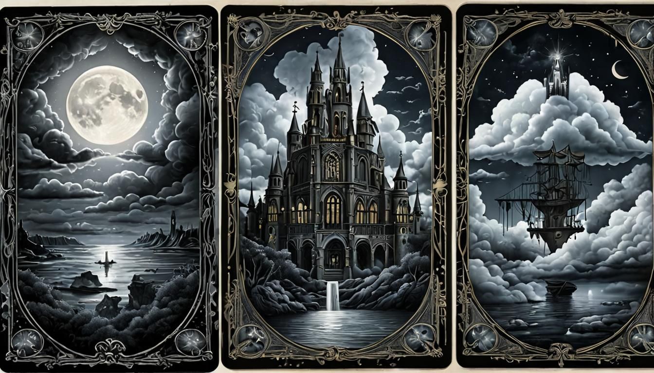 The Tarot = The Moon -The Tower - Temperance , from 'Ezekiel...