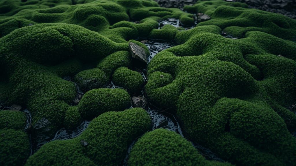 The ground beneath was spongy and uneven