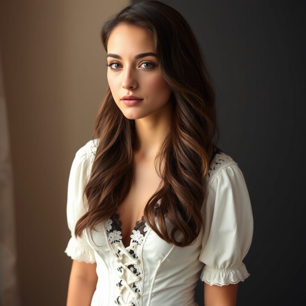 Ethereal Medieval Princess in Soft Focus