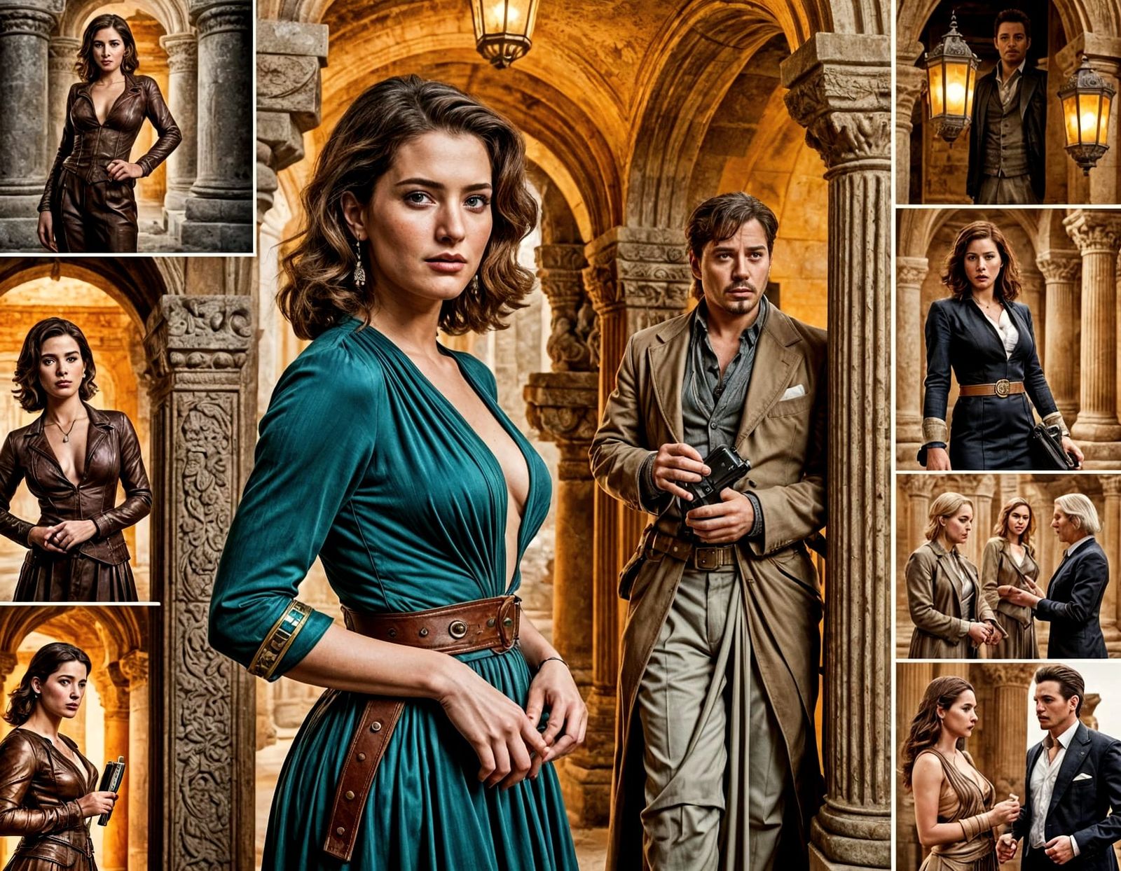 Arabian Desert Adventure Comic Book Page