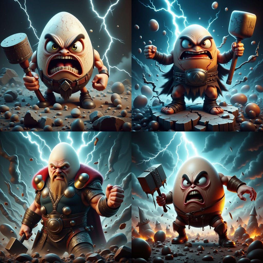 Thor Egg God Summons Lightning