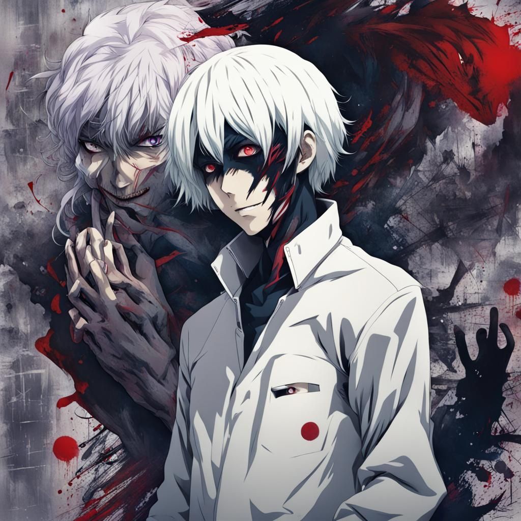 Tokyo Ghoul Inspired AI Image
