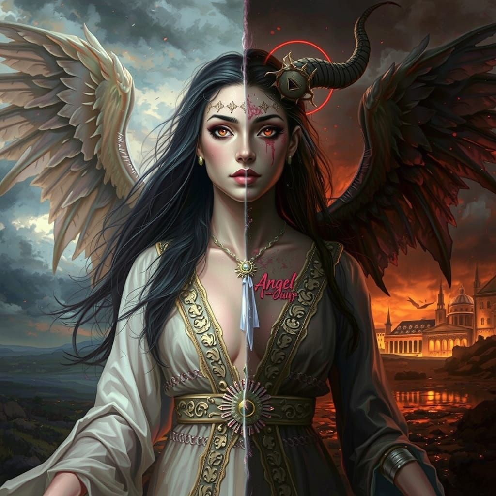 Dualistic Woman: Angel and Demon in Horror Style